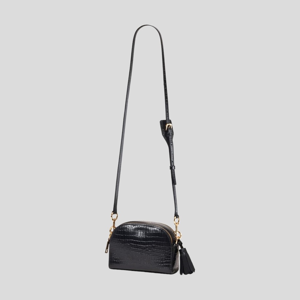 ❌SOLD❌ Marc Jacobs Shutter Moc-Croc Camera Crossbody Bag in Color: Black - Picture 5 of 6